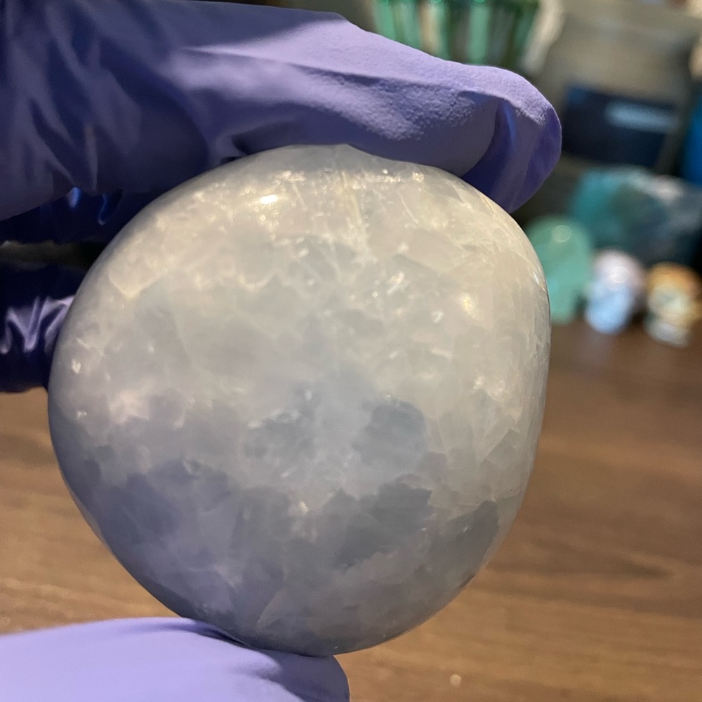 Blue Calcite Palm - Picture 4 of 8
